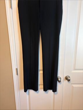 Zara Black Straight-Leg Women's Trousers